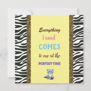 ouros, Afirmação, guaxinim