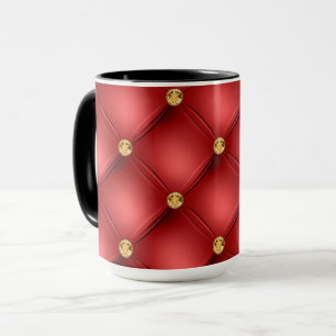 Ouros Dourados vermelhos com caneca
