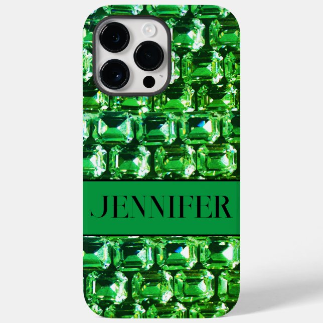 Ouros Verdes, padrão de joias de gemstone verde (Verso)