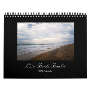 Outer Banks Beaches 2024 Calendário de Erin Mac