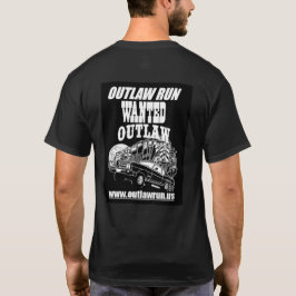Outlaw Run T-Shirt com design atrás