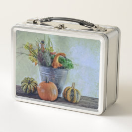 Outono ainda vive com abóboras, flores