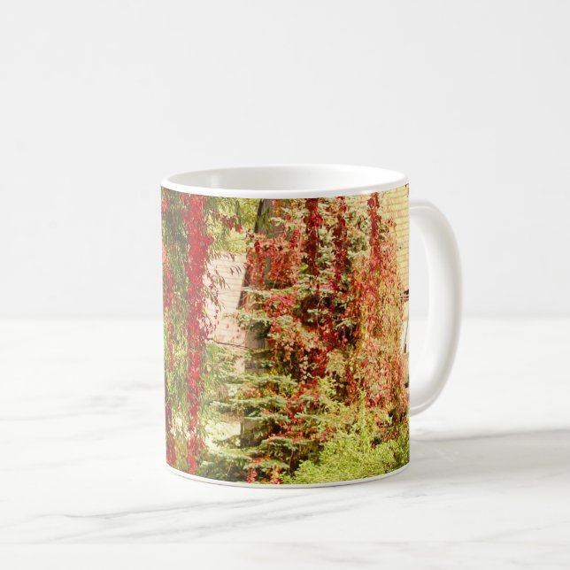 Outono/Canela Outono Caneca de Café (Frente Esquerda)