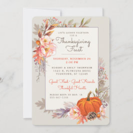 Outono | Convite Botânico à colheita de graças