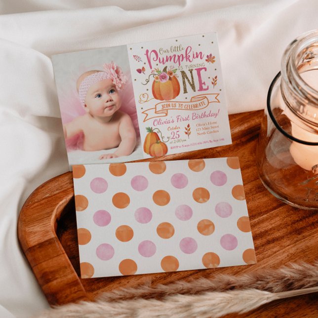 outono de Abóbora outono Primeiro Convite de Anive (Criador carregado)