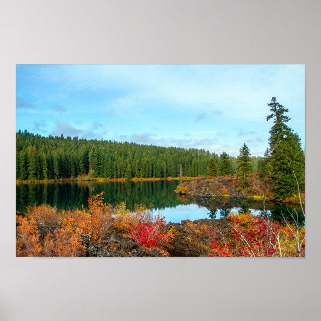 Outono em Clear Lake Poster (Frente)