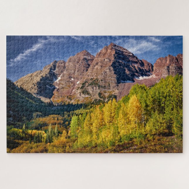 Outono em Maroon Bells 1000 Quebra-cabeça (Horizontal)