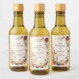 Outono Floral Marfim Boho Casamento Mini