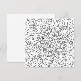 Outono Pacífico: Cartão de Coloração Woodland