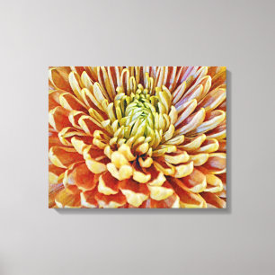 Outono Queda Laranja Flor Canvas