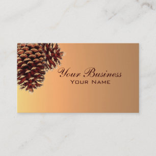 Outono simples cartões de visitas coloridos do