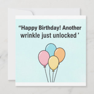 Outro ano mais próximo aos cartões de aniversário 