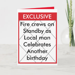 Outro cartão de aniversário exclusivo