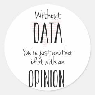 Outro Idiota Com Um Autocolante De Opinião