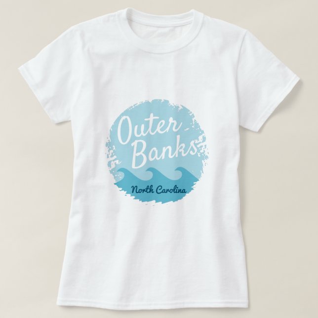 Outter Banks North Carolina T-Shirt (Frente do Design)