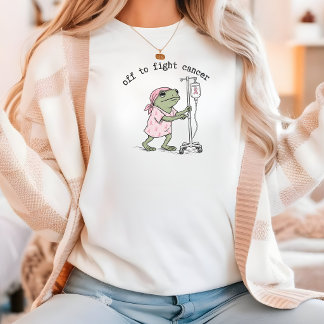 Outubro Rosa Camisa de Rã Engraçada de Conscientiz