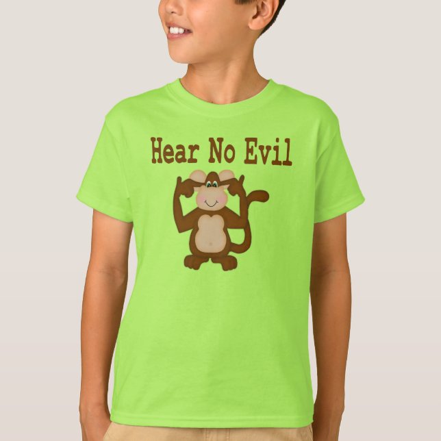 Ouvir sem Mau T-Shirt (Frente)