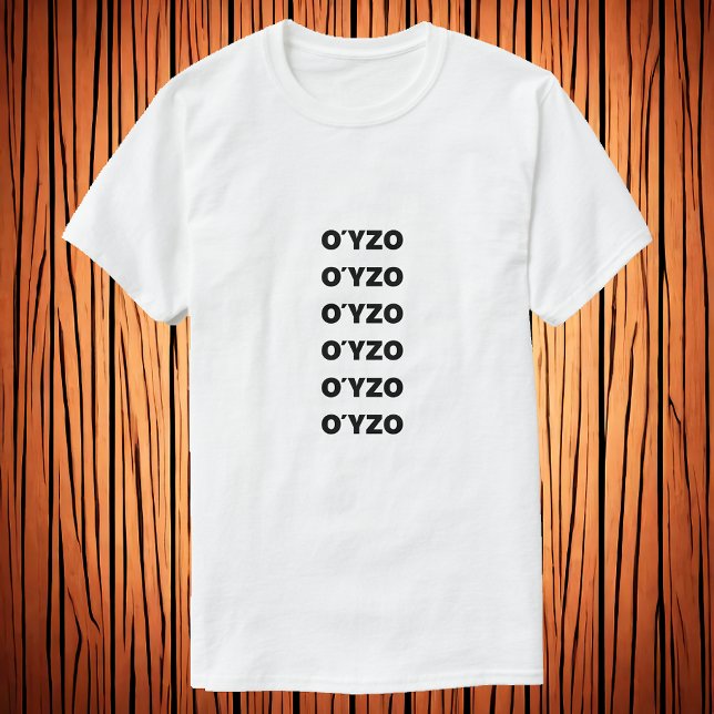 Ouzo em grego Ο ζ o t-Shirt (Criador carregado)