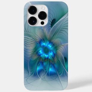 Ovações de Pé, Fractal Azul Turquesa Abstrato