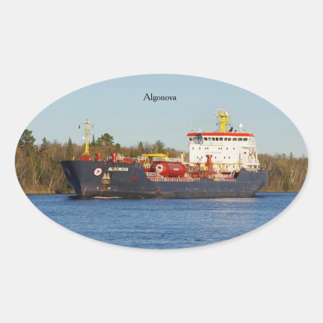 Oval adesivo Algonova (Frente)