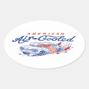 Oval Adesivo americano de Corvair resfriado a ar de Bar
