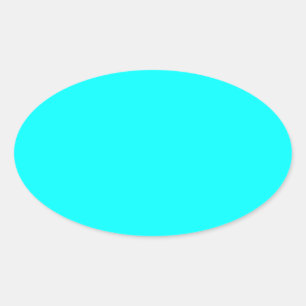Oval Adesivo Ciano