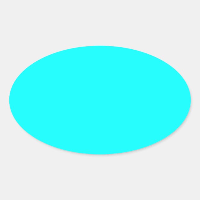Oval Adesivo Ciano (Frente)