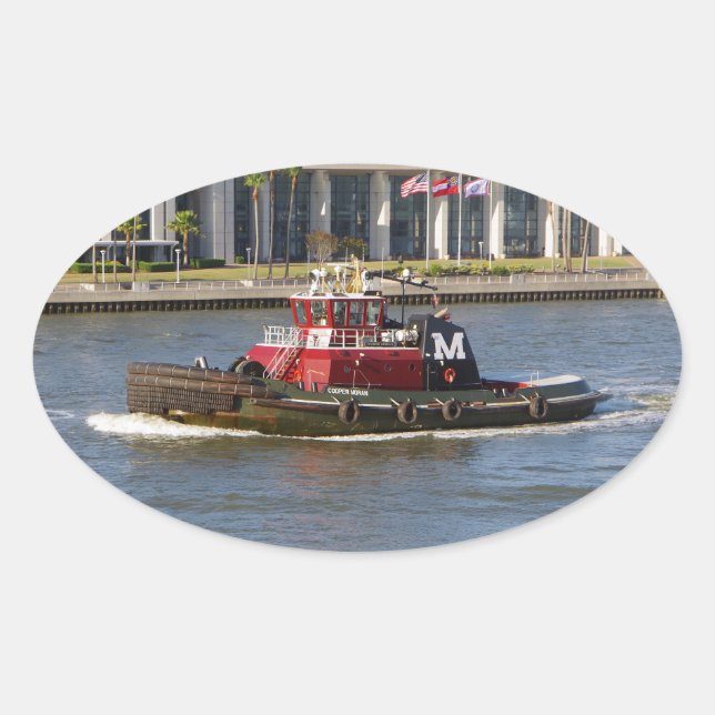 Oval adesivo Cooper Moran (Frente)