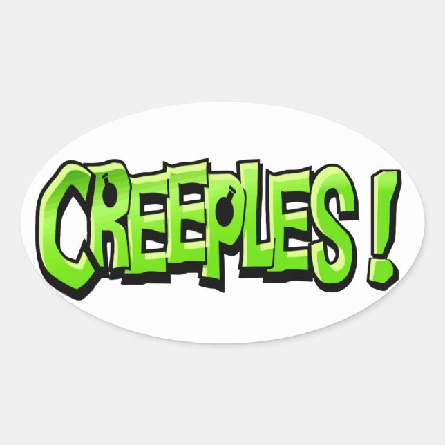 Oval adesivo Creeples (Frente)