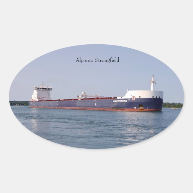 Oval Adesivo de Algoma Strongfield (Frente)