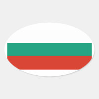 Adesivo de bandeira búlgara