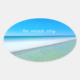 Oval adesivo de imagem