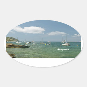 Oval Adesivo de Maiorca