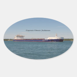Oval Adesivo do Capitão Henry Jackman