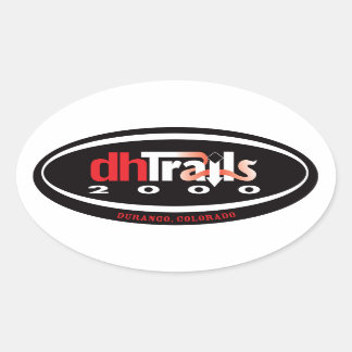 Oval Adesivo do logotipo DHT2K