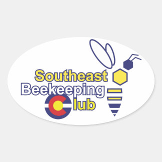 Oval adesivo do logotipo do SEBC