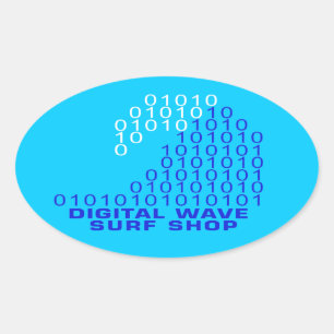 Oval Adesivo do logotipo DWSS