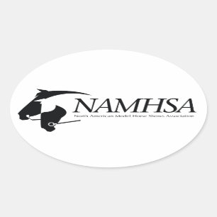 Oval Adesivo do logotipo NAMHSA