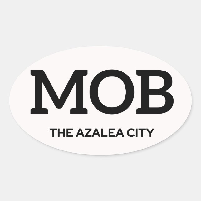 Oval Adesivo IATA móvel 1 (Frente)