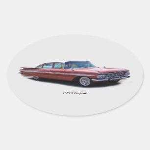 Oval Adesivo Impala 1959