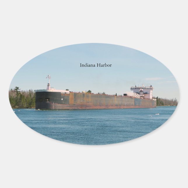 Oval adesivo Indiana Harbor (Frente)