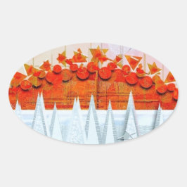 Oval Adesivo JESSICA ANNE FRANK "INVERNO"