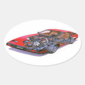 Oval adesivo nissan 300zx