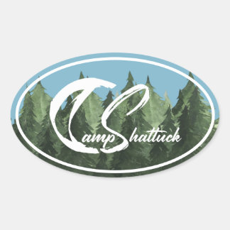 Oval Camp Shattuck - Adesivo
