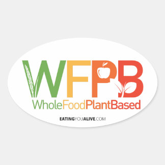 Oval Logotipo WFPB - adesivo leve