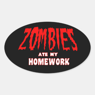 Oval Zombies comeu meu adesivo de casa