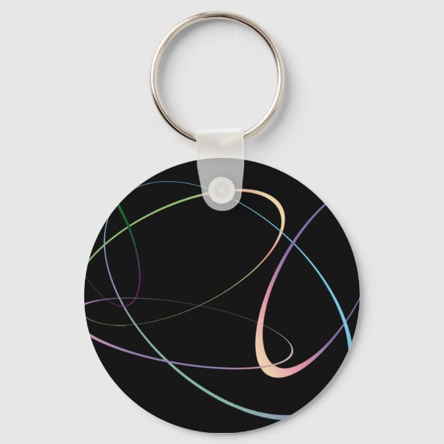 Ovals de Fran Hogan porta-chaves (Frente)