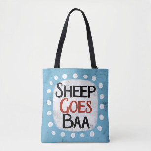 Ovelhas vão para a baa Tote Bag