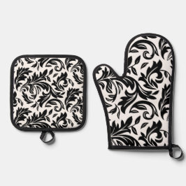 Oven Mitt & Pote Holder Set White - P0358