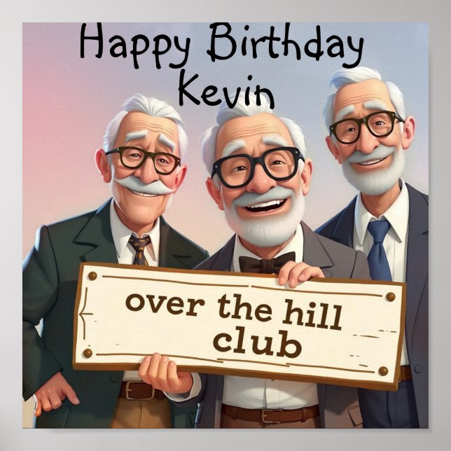 Over The Hill Poster (Frente)